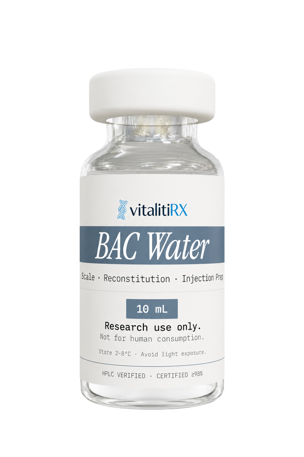 BAC Water 10ml product render