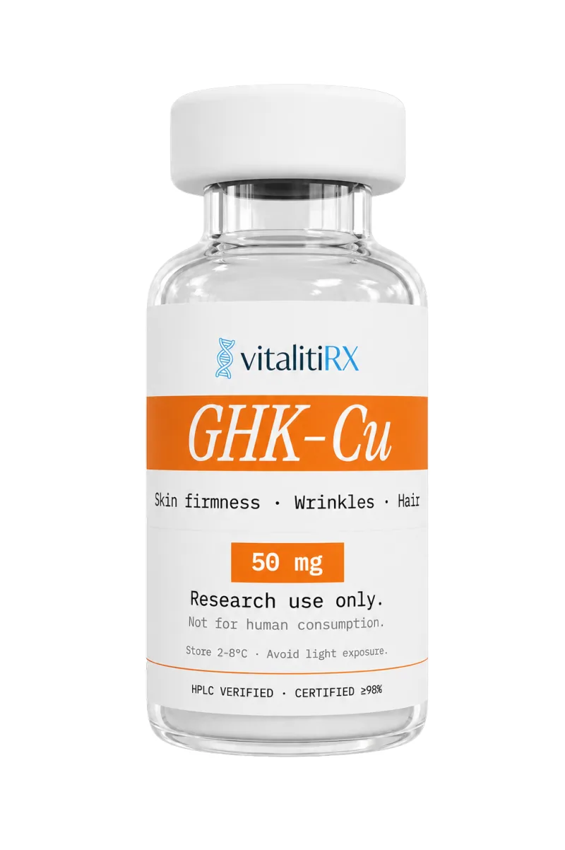GHK-Cu 50mg vial product render