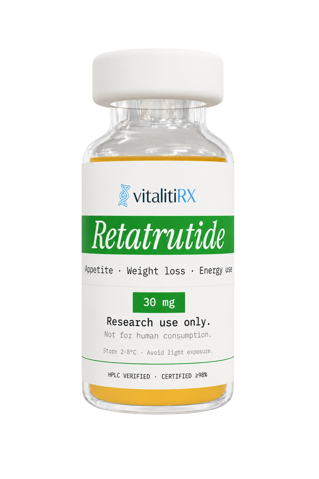 Retatrutide 30mg vial product render